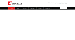 Desktop Screenshot of micronmanufacturing.com.au